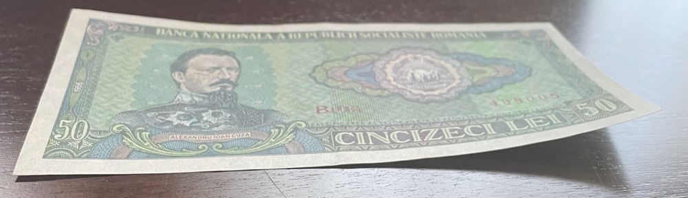 50 Lei aUNC (1966) B seris