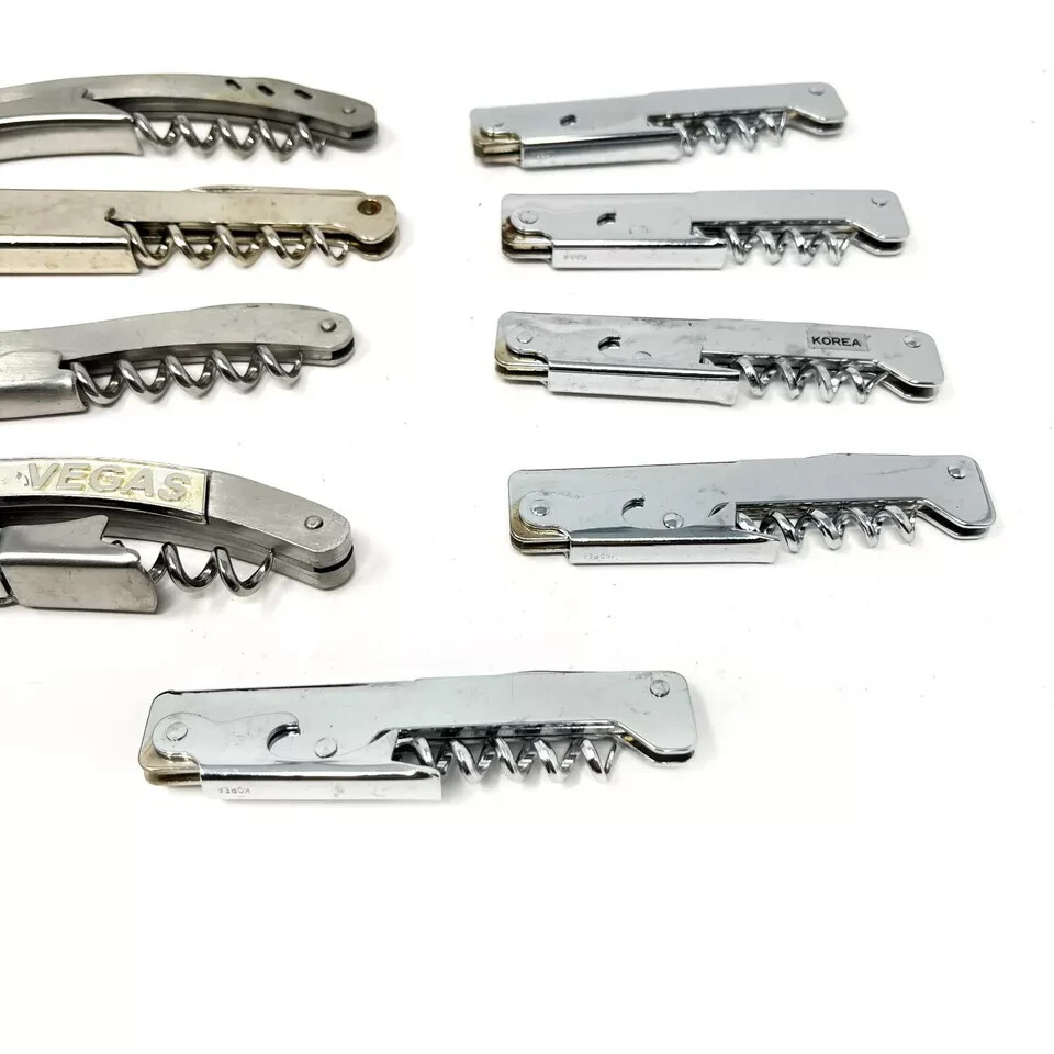 9 Pcs Assorted Waiter's Friend Corkscrew Wine Bottle Opener