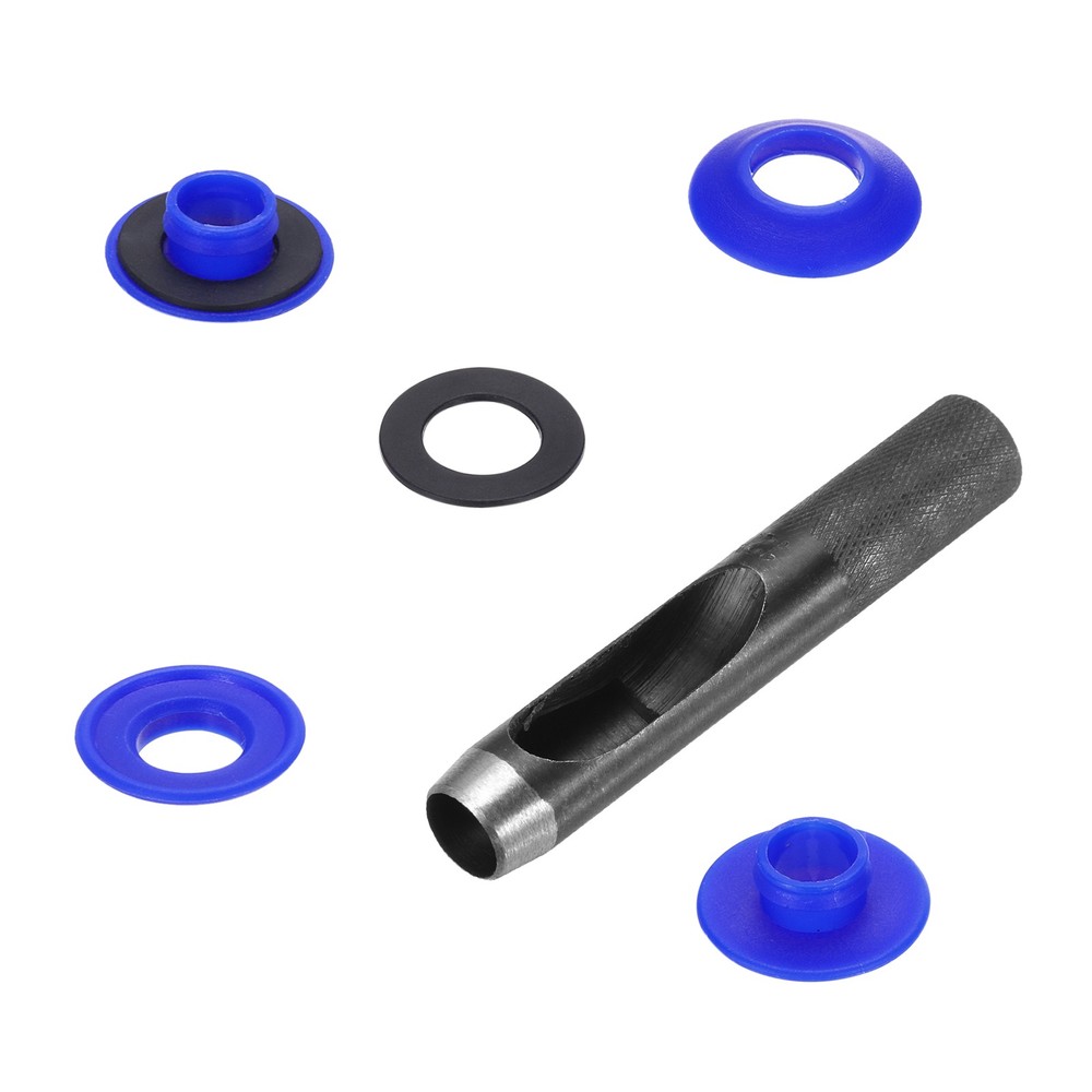 31pcs 12mm Plastic Truck Eyelets Blue
