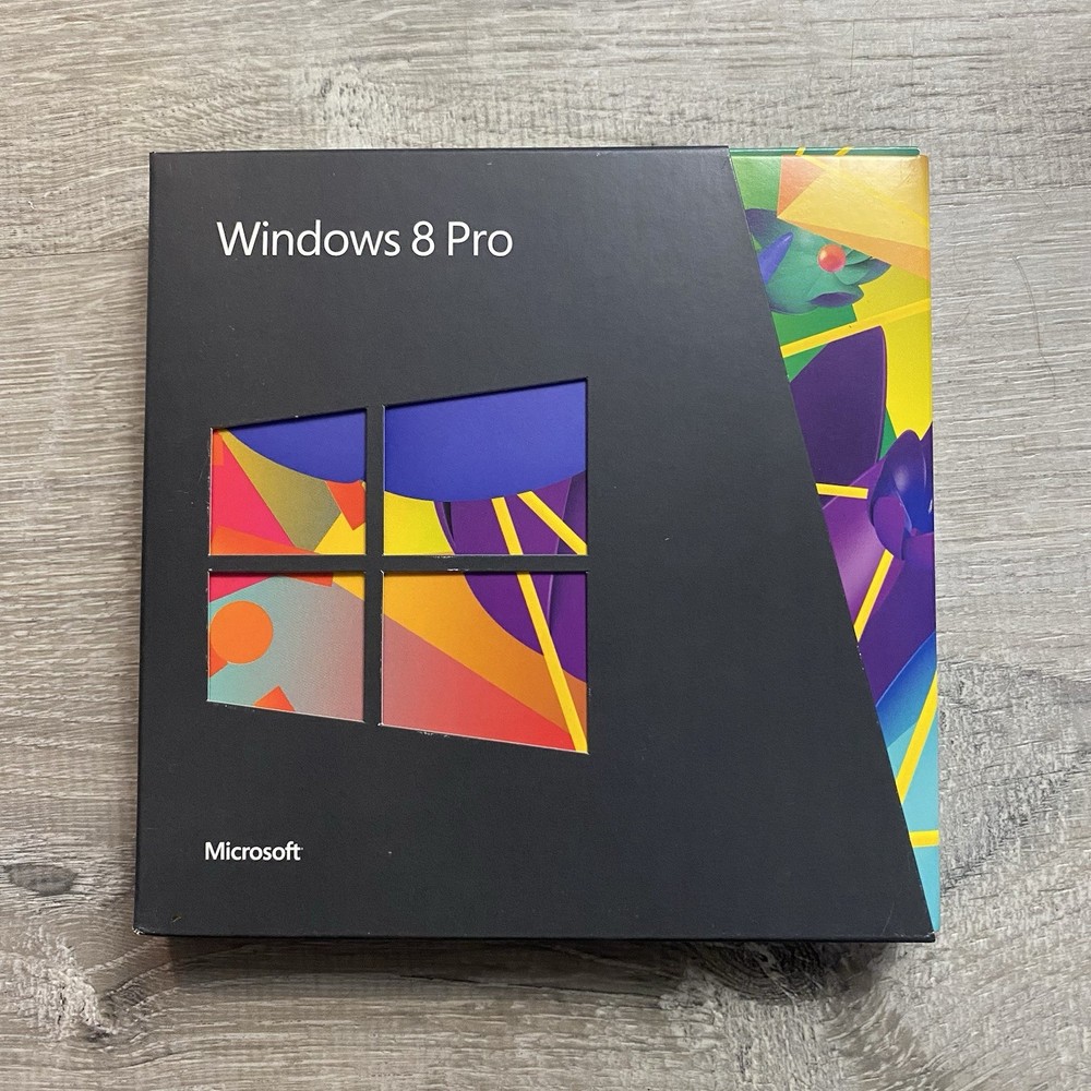 Microsoft Windows 8 Professional Upgrade 32Bit & 64Bit DVD MS WIN PRO 🔥🔥🔥