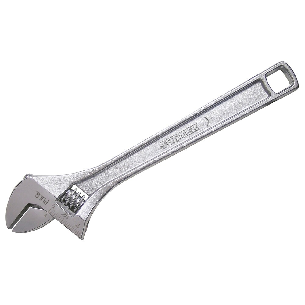 Surtek 510 Chrome Adjustable Wrench 10" Long