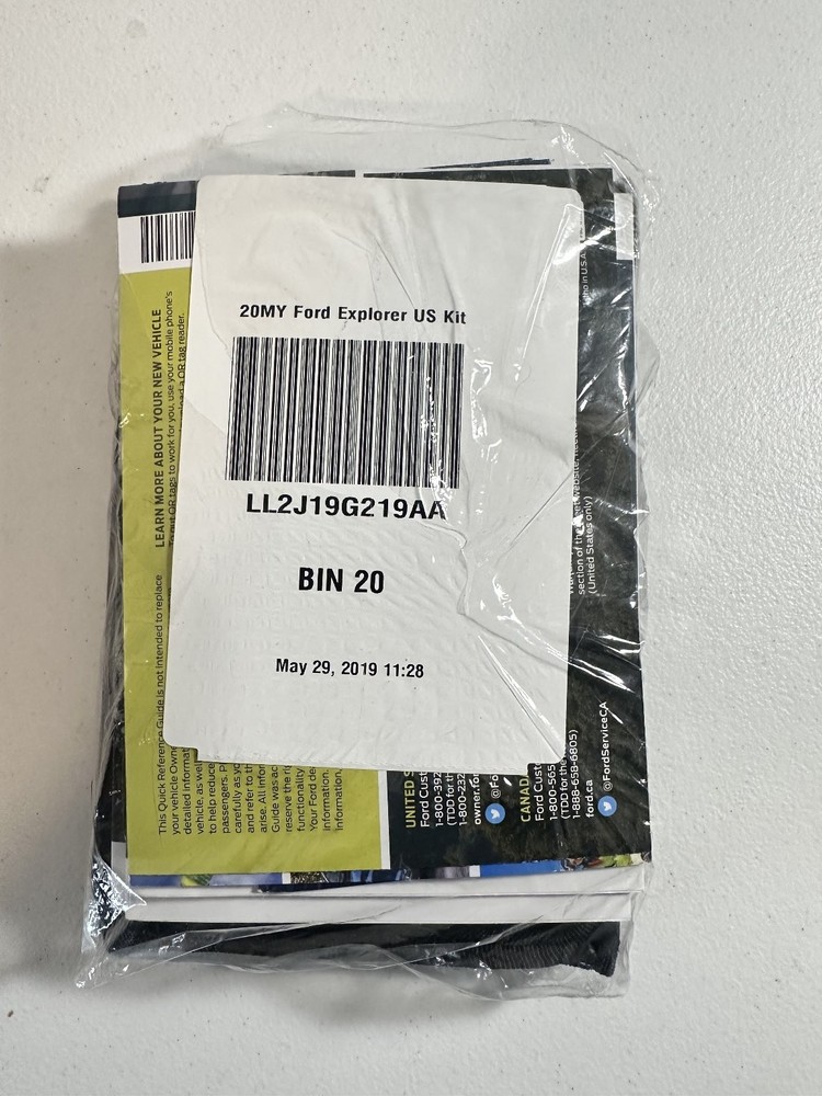 2020 Ford Explorer Owner's Manuals Set