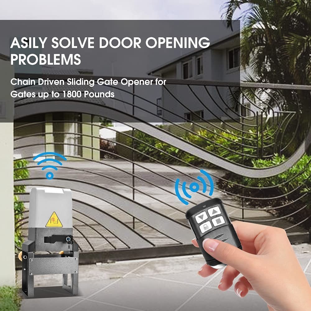 Remote Control for Chain Driven Sliding Gate Opener Wireless Remote Transmitt...