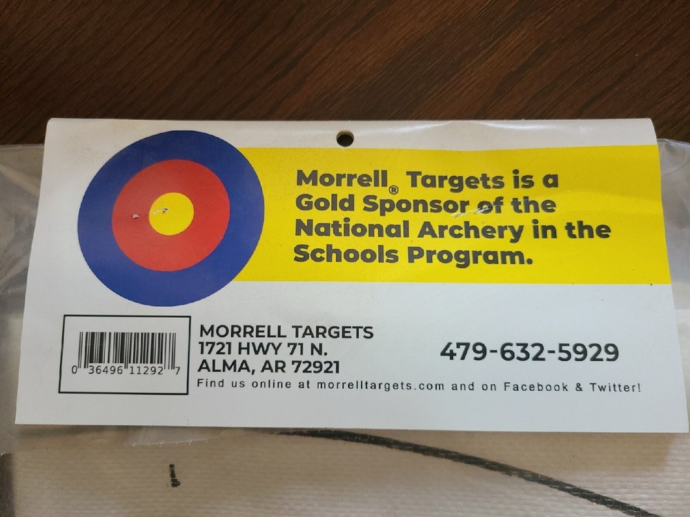 NASP 80cm Target Face | Official Score Ring Sizes with Grommets