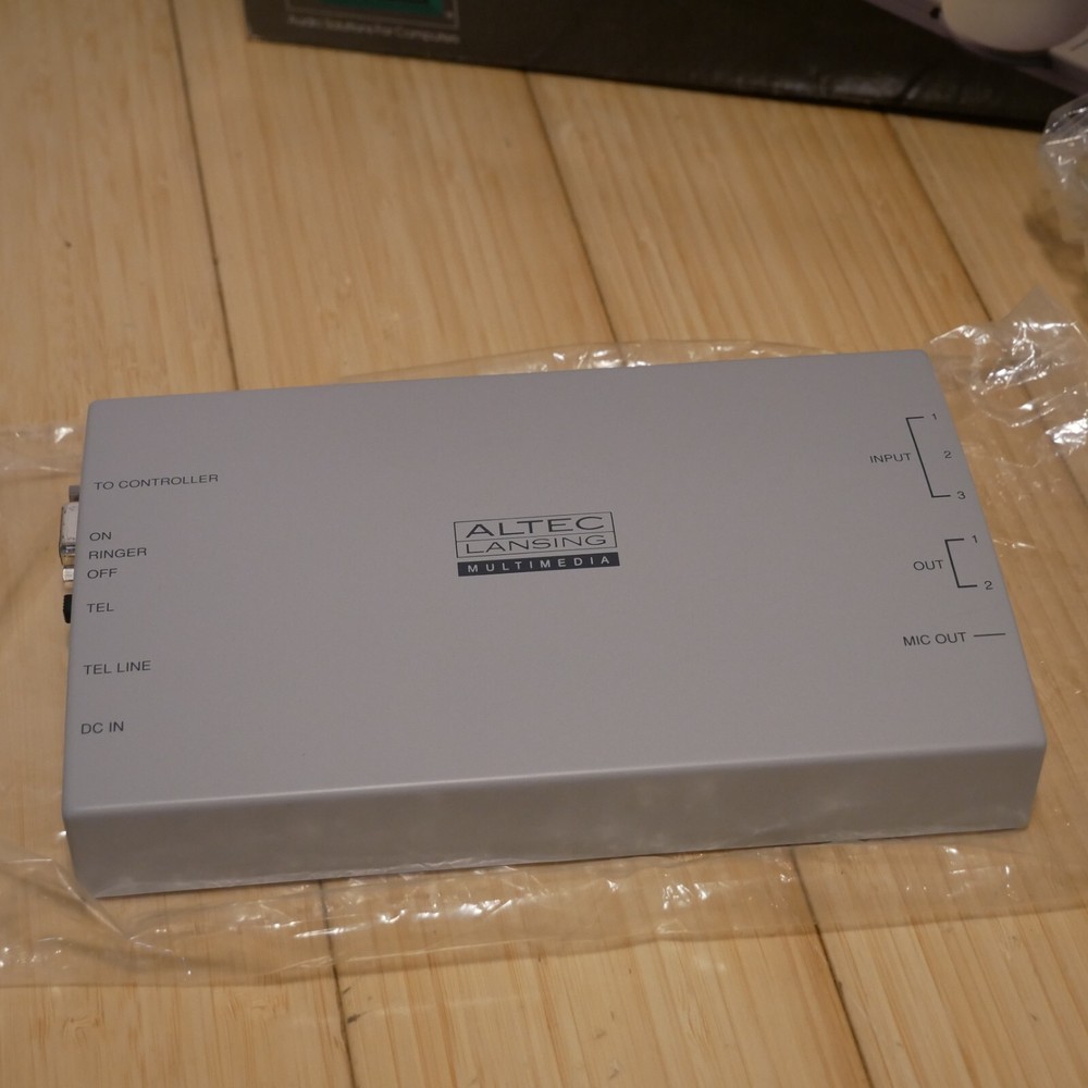 Rare 1994 Vintage Altec Lansing Computer Audio Controller AC10 with original box