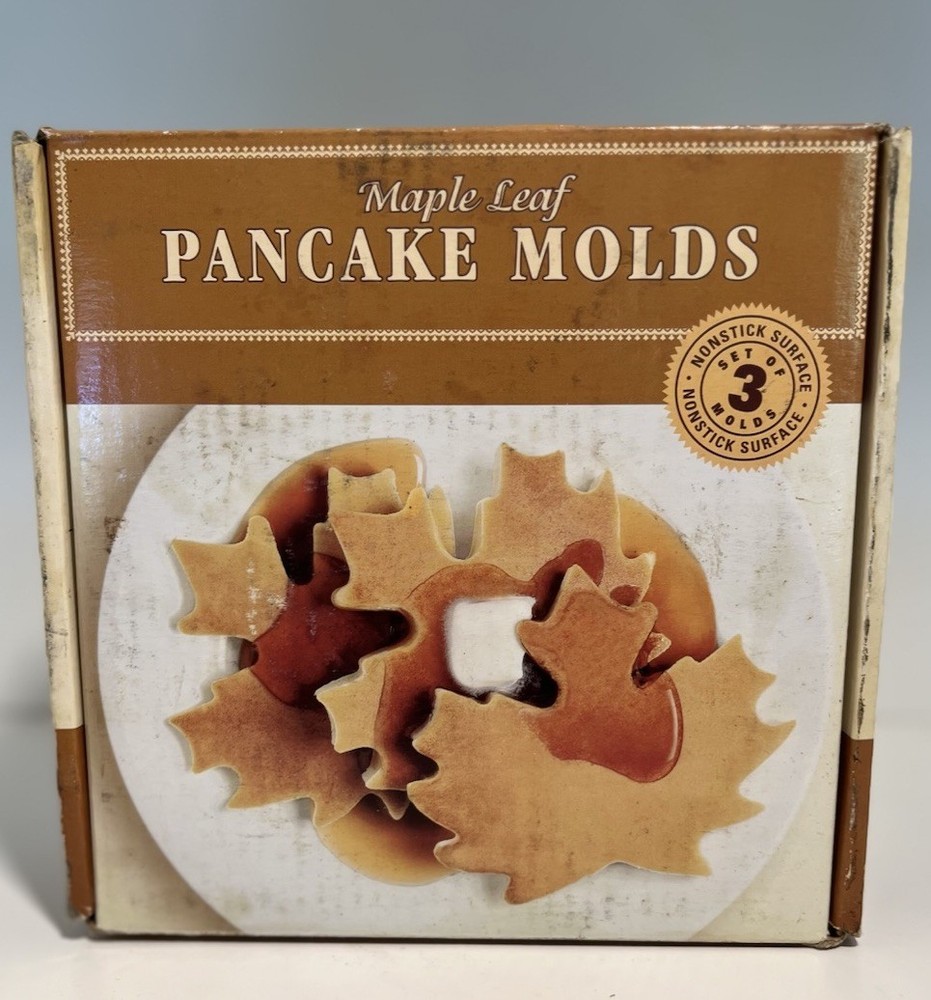Williams Sonoma Maple Leaf Pancake Molds - 3