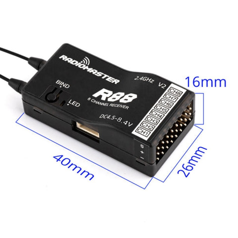 R88 V2 Receiver Frequency Range 2400-2483.5 MHz A4S71948