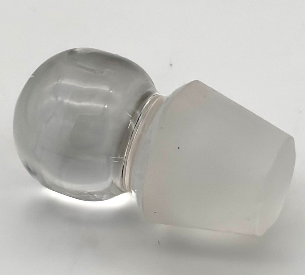 Sterling Silver Mounted Globe Scent Bottle by MMH – 1996