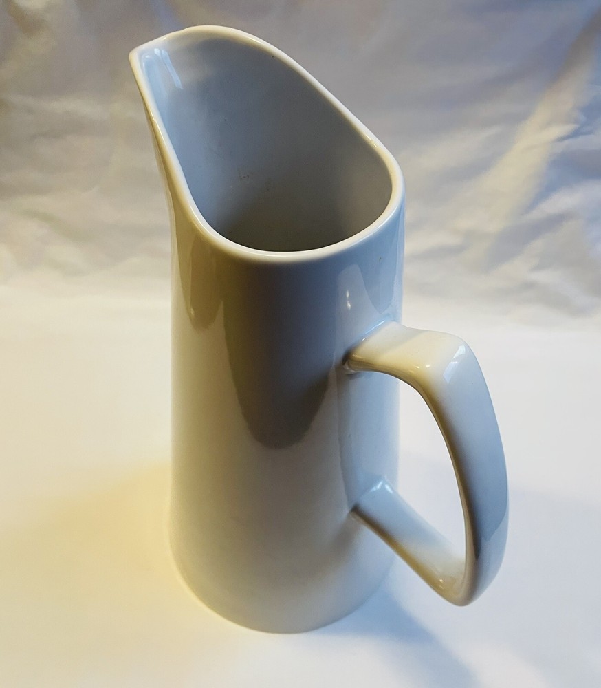 Samba Stoneware White Ceramic Pitcher Teapot 12"x 6.5” Dinner Tableware Coffee