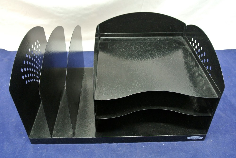SAFCO 6 SECTION STEAL DESKTOP ORGANIZER