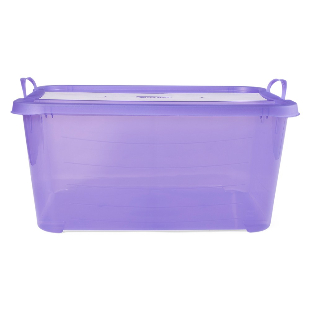 Life Story Purple Stackable Closet & Storage Box 55 Quart Containers (6 Pack)