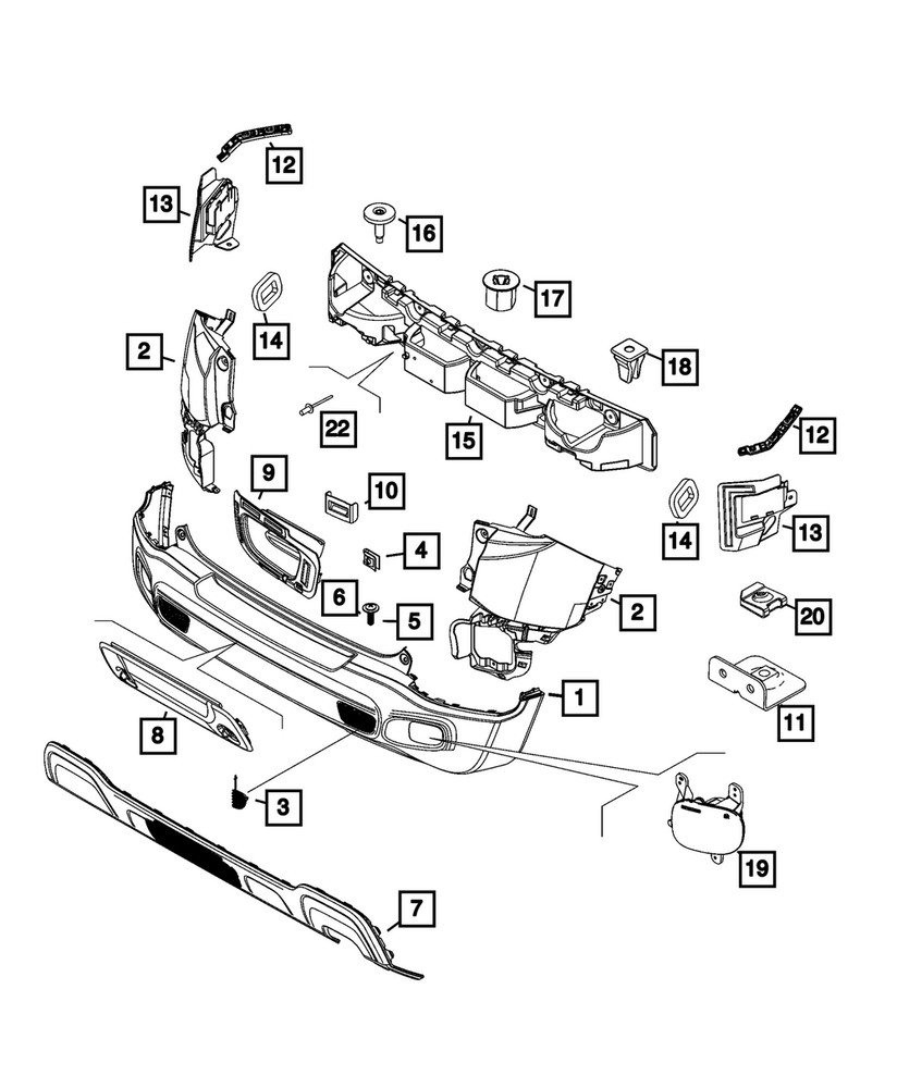 Genuine Mopar Sensor Mounting Bracket Left 68623689AA