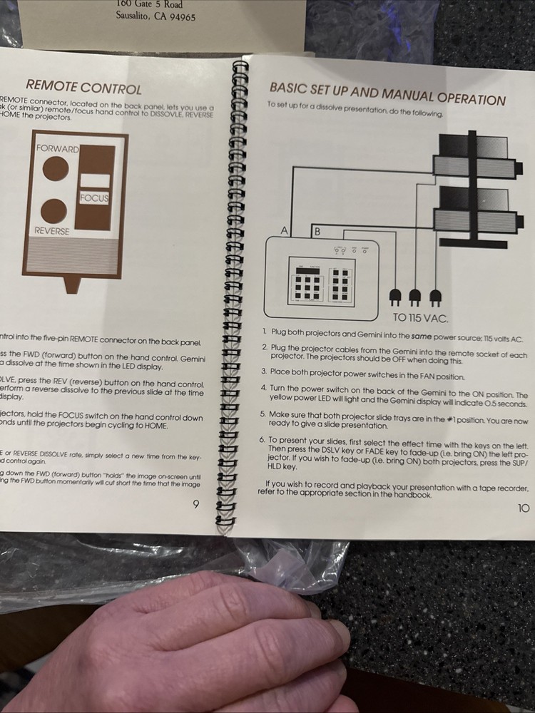 VTG Gemini Model 2000 Programmer Dissolver Pacific Micro Systems w 2 Manuals
