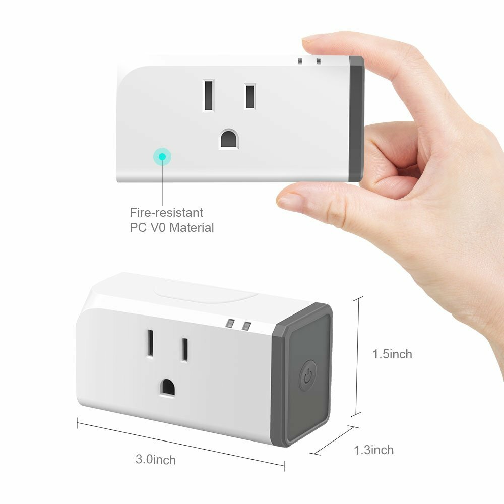SONOFF S31 Lite 15A Wifi Socket Plug Wireless Smart Switch App Control for Alexa