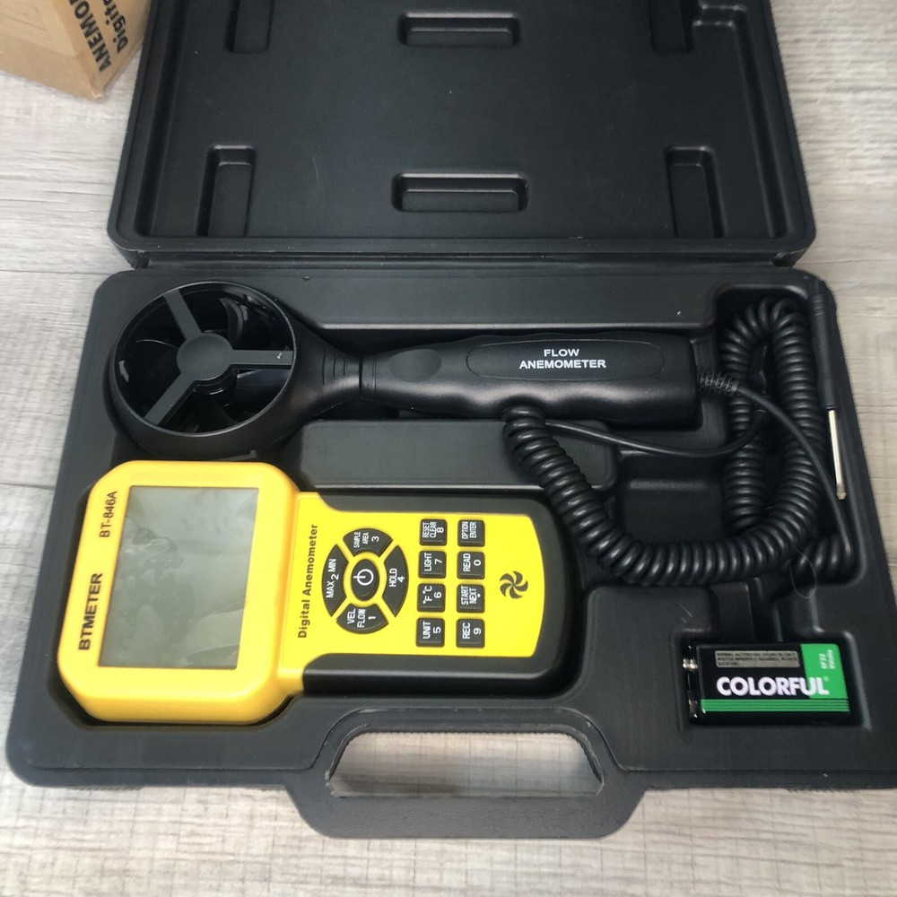 BTMETER Digital Anemometer Model 846A