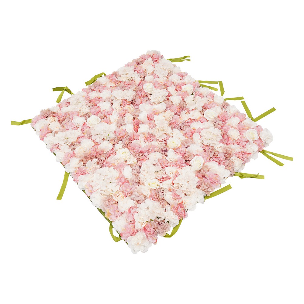 Reusable Artificial Flower Wall Panel Silk Rose Flower Panel For Wedding Hotel