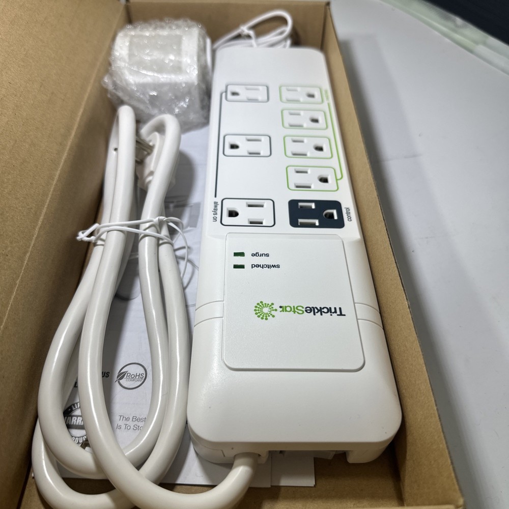 TrickleStar 183SS-US-8XX Motion Sensor PowerStrip 1800W