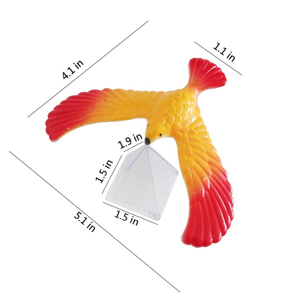 5 PCS Balance Bird Gravity with Pyramid Combination Set Children Medium