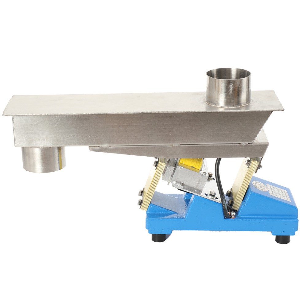GZV Small Vibrating Feeder Electromagnetic Shaking Feeding Machine w/ Controller