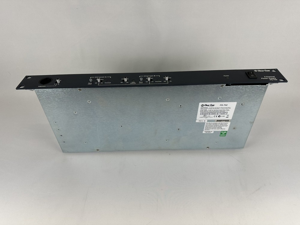 CLEAR COM 2 CHANNEL POWER SUPPLY PS-702 INTERCOM