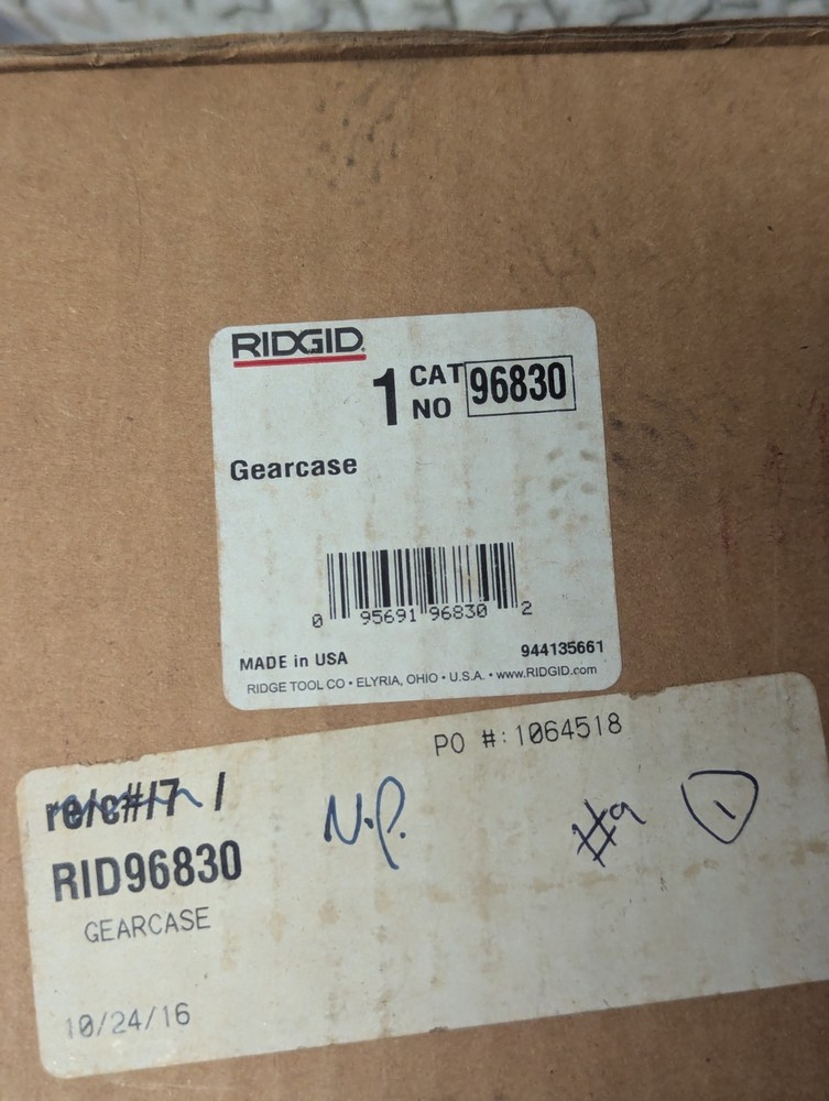 Ridgid 96830 Gear Case