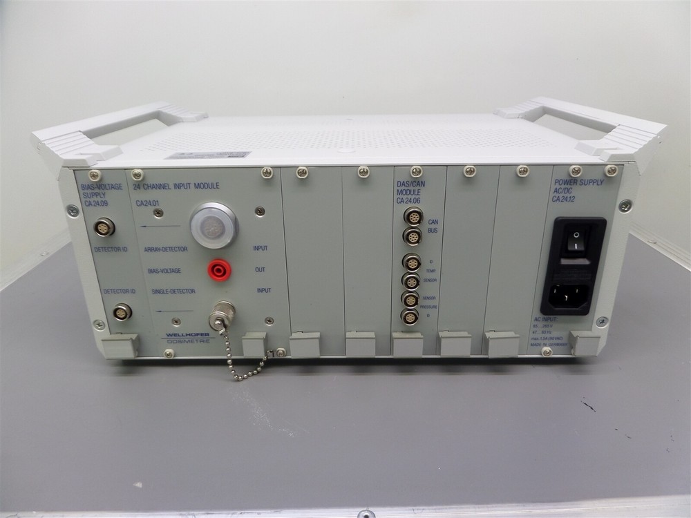 Wellhofer MD 240 Multi Channel Dosimeter Electrometer w/ Case & Accessories