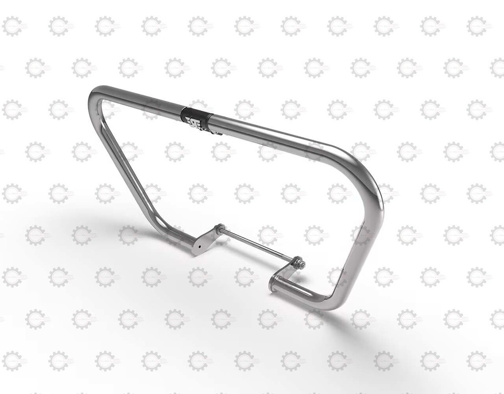 Silver Trapezium "Engine Guard For Royal Enfield Goan Classic 350"