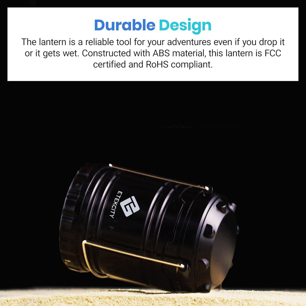 Camping Lanterns for Power Outages 4 Pack, Flashlight for Camping Essentials,...