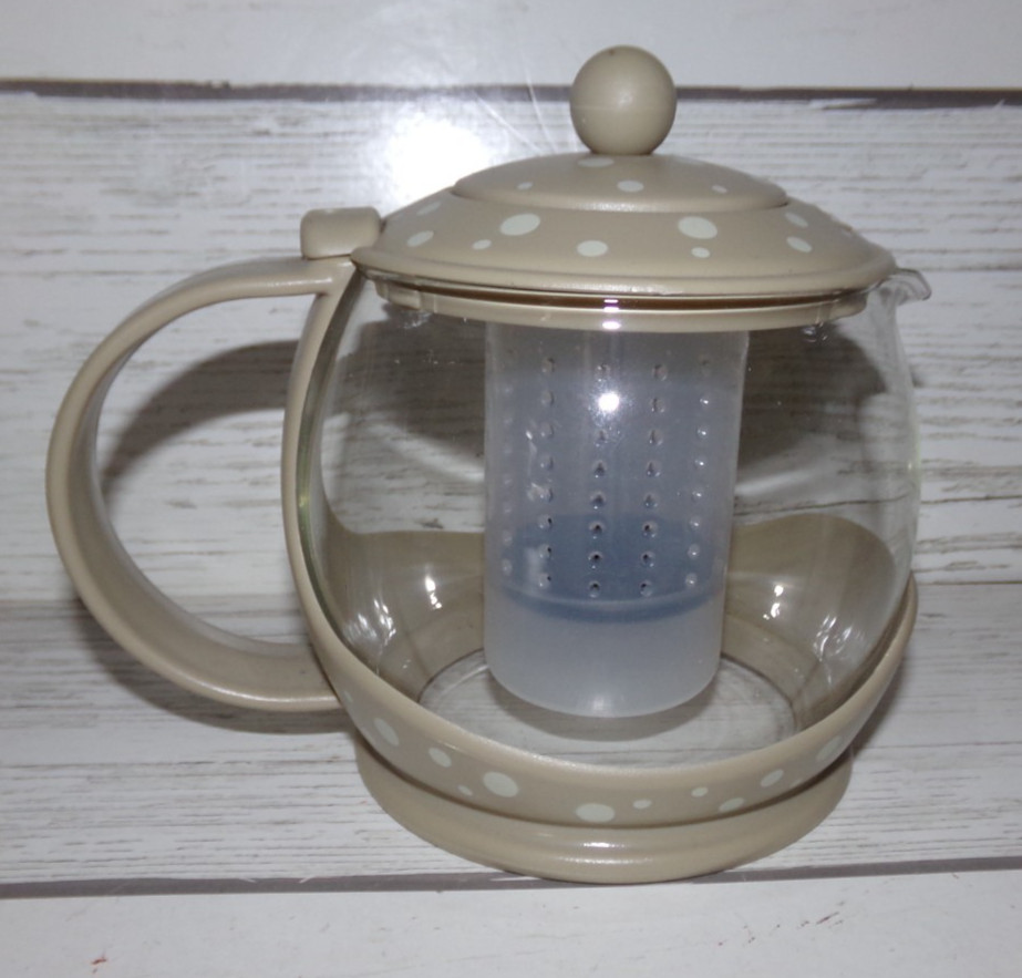 Prepology Tea Carafe with Infuser Polk-a-dot Kettle