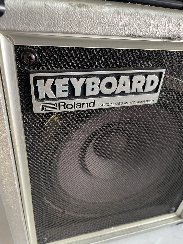 ROLAND CUBE-40 KEYBOARD AMPLIFIER AMP CK-40 SILVER
