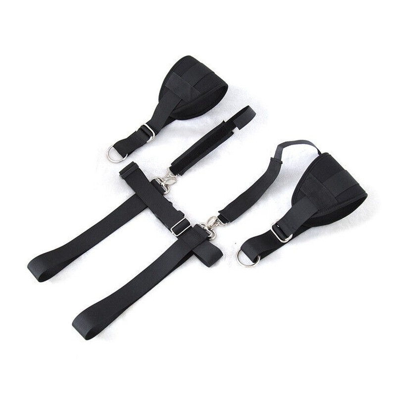 M-Shape Spreader Thigh Cuffs Binding Position Aid Open Leg Restraint Strap