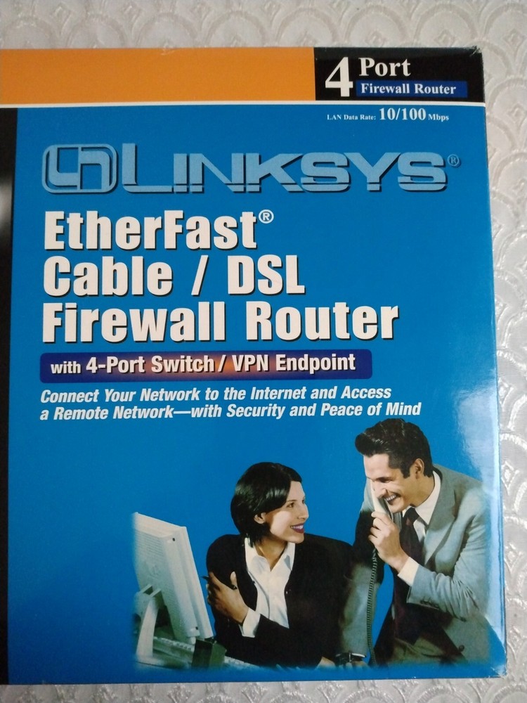 Linksys Instant Broadband Series EtherFast Cable / DSL Firewall Router UNUSED