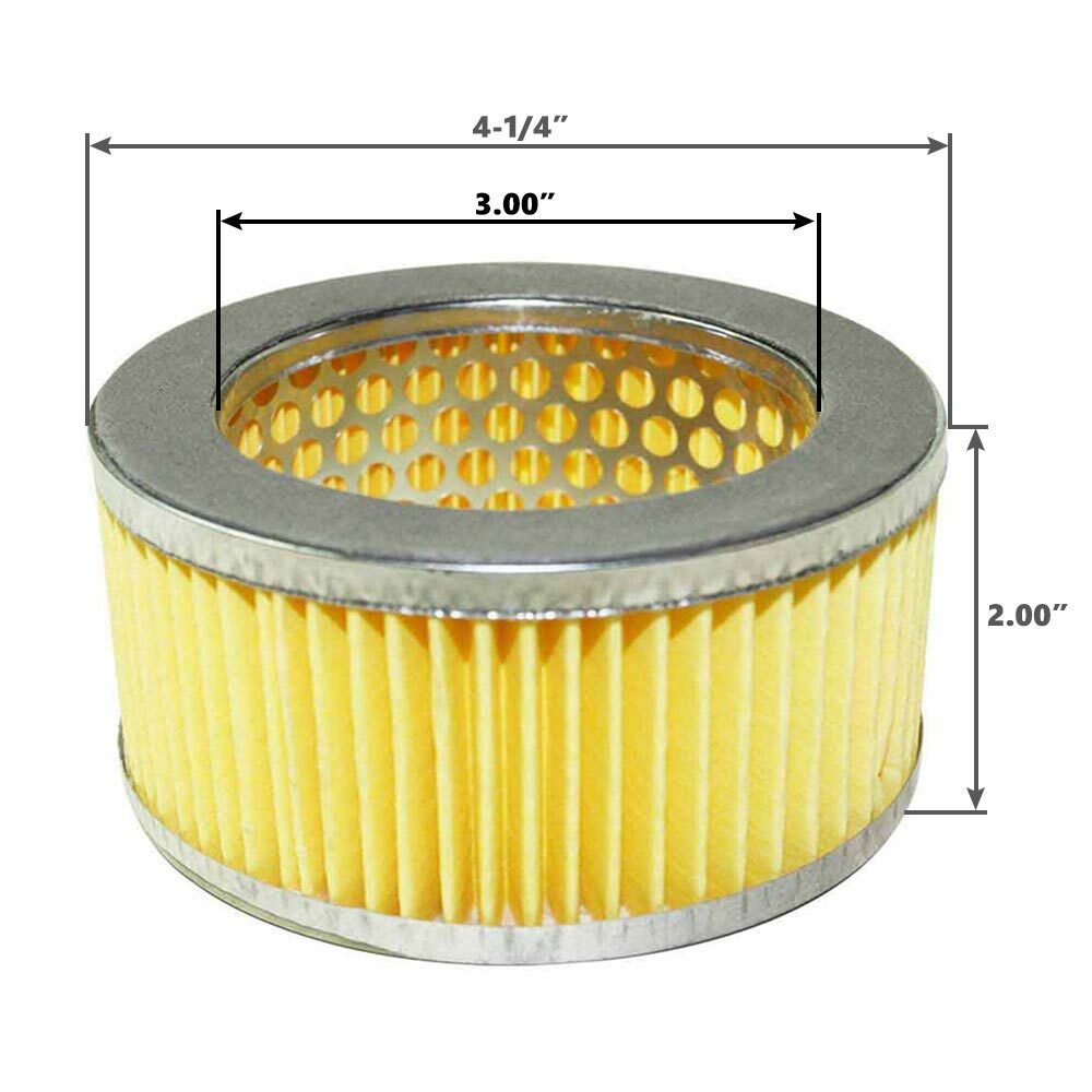 Interstate Pneumatics SA15F Compressor Air Filter Paper ELEMENT ONLY - for SA15