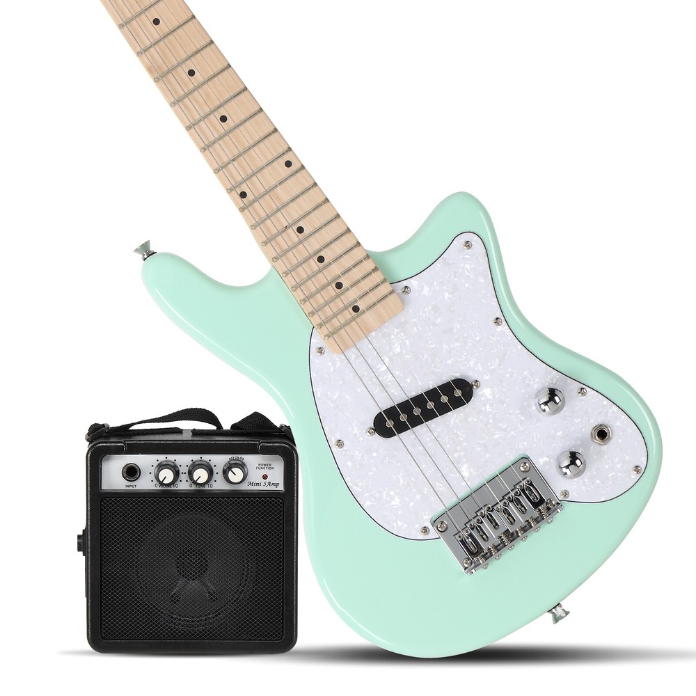 6 String Mini Electric Guitar Kit with 5W Amplifier Bag Strings Strap Plectrum