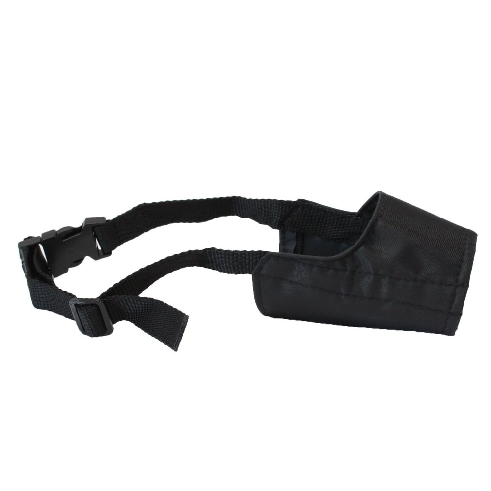 Small Quick Fit Dog Muzzle, Size 1, fit snout size 5", by Black