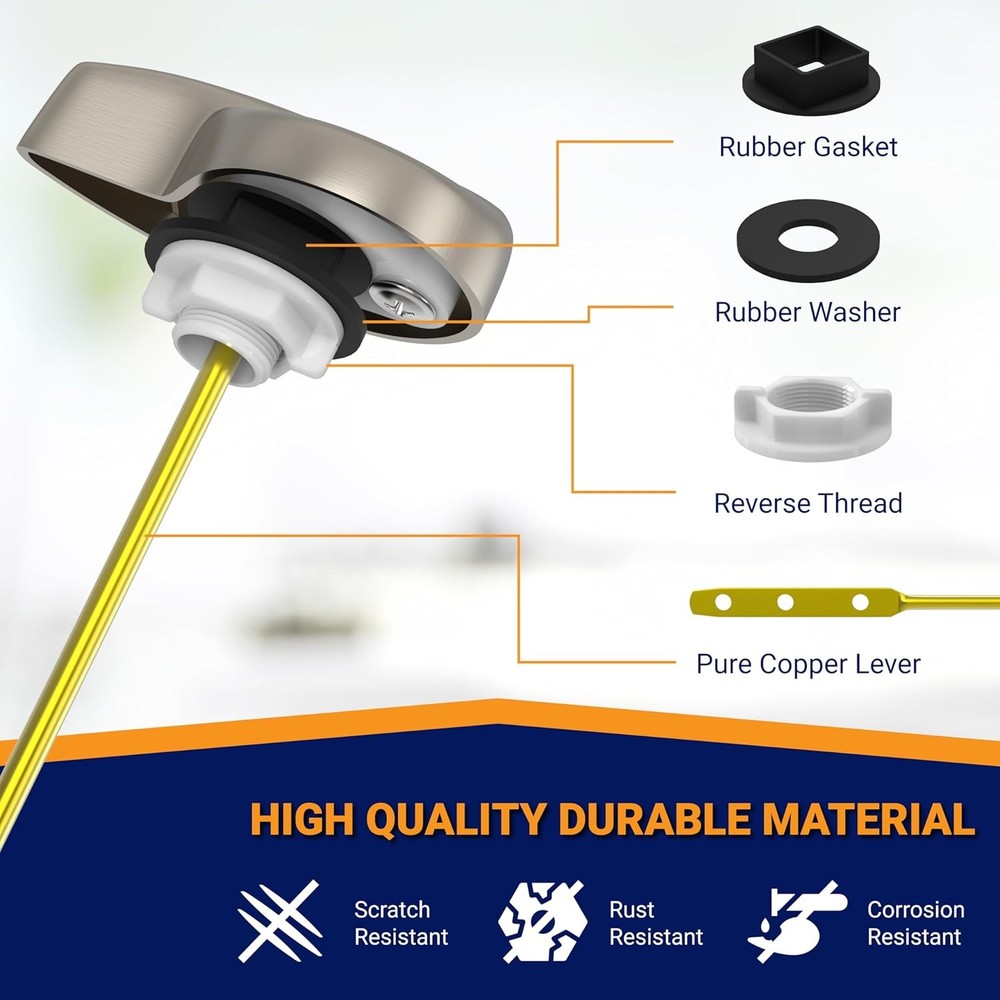 Toilet Handle Replacement Side Mount
