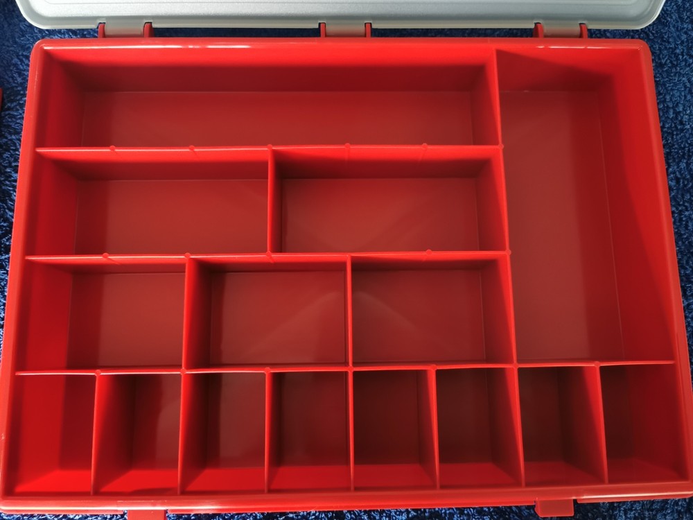 Polypropylene Compartment Box, 57 mm x 338 mm x 260 mm