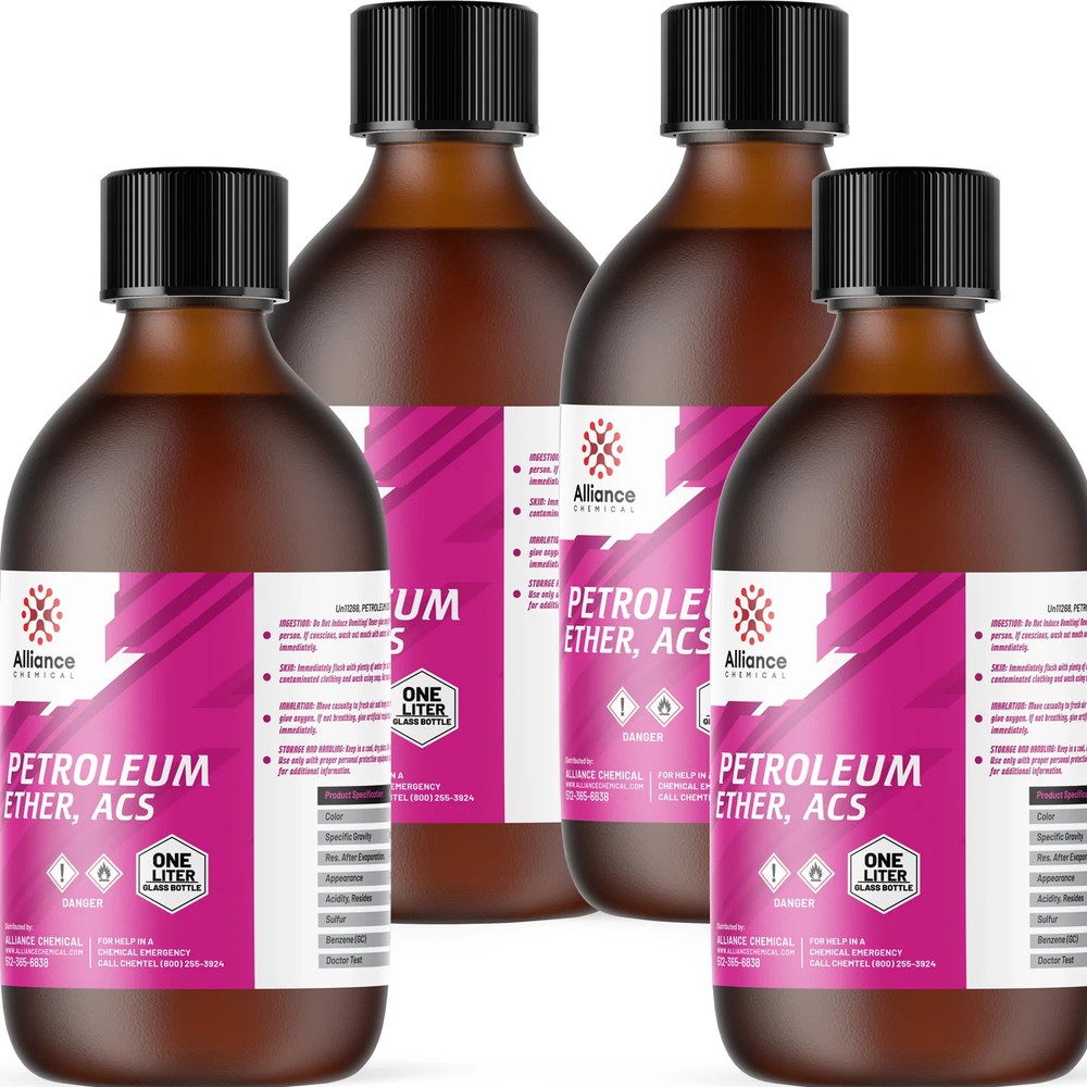 Petroleum Ether ACS Reagent Grade - 4 Liters