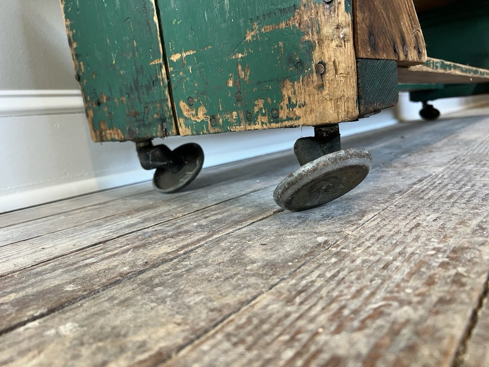 Antique Industrial Rolling Cart