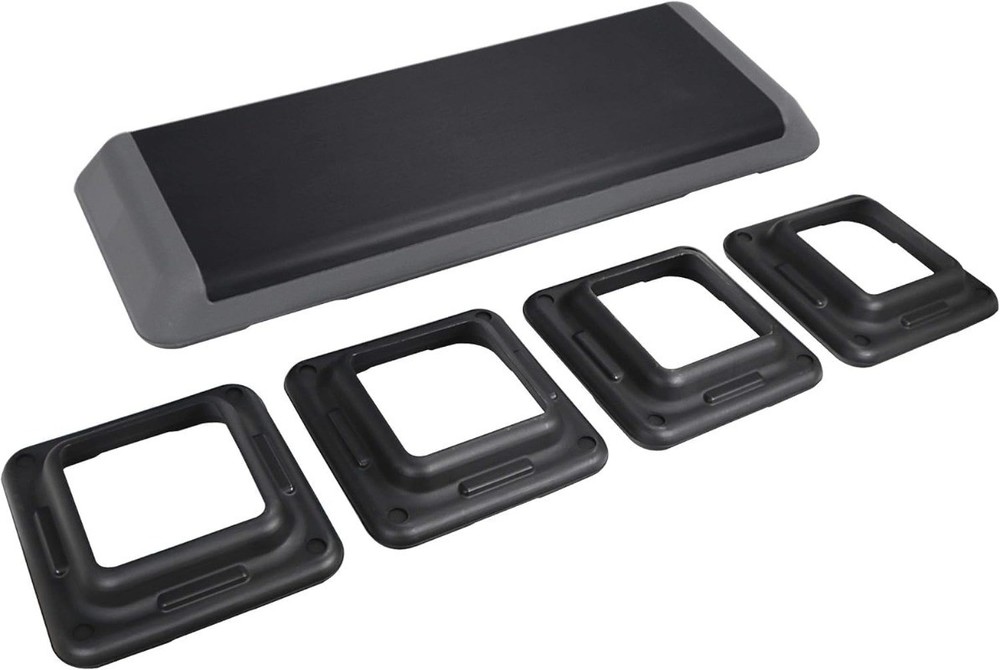 ZENY 43'' Exercise Aerobic Step Platform,Adjustable+4Stackable Risers