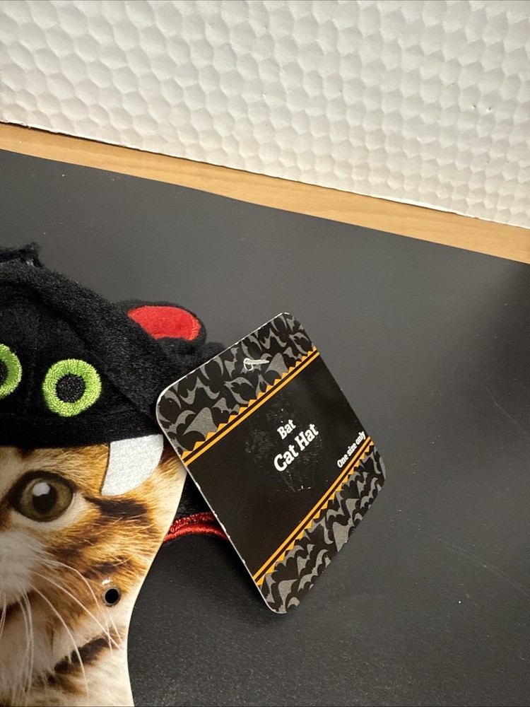 Halloween Bat Cat Hat One Size Only