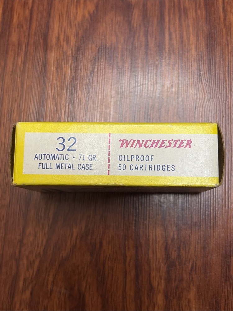 EMPTY Winchester Empty 32 Automatic Ammo box