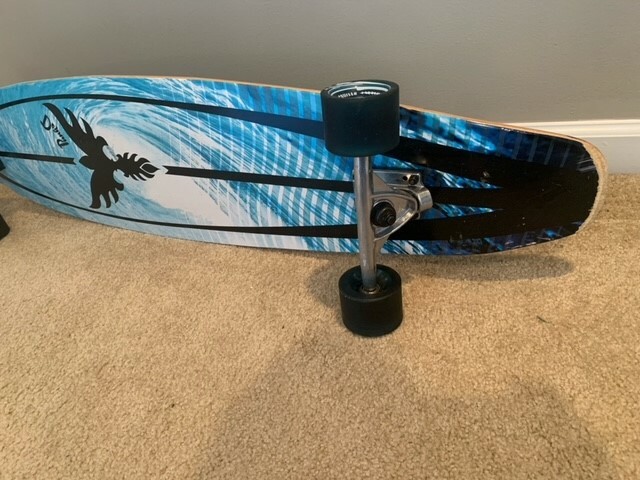 Yocaher Punked Drop Through Tsunami Longboard Speed Cruiser