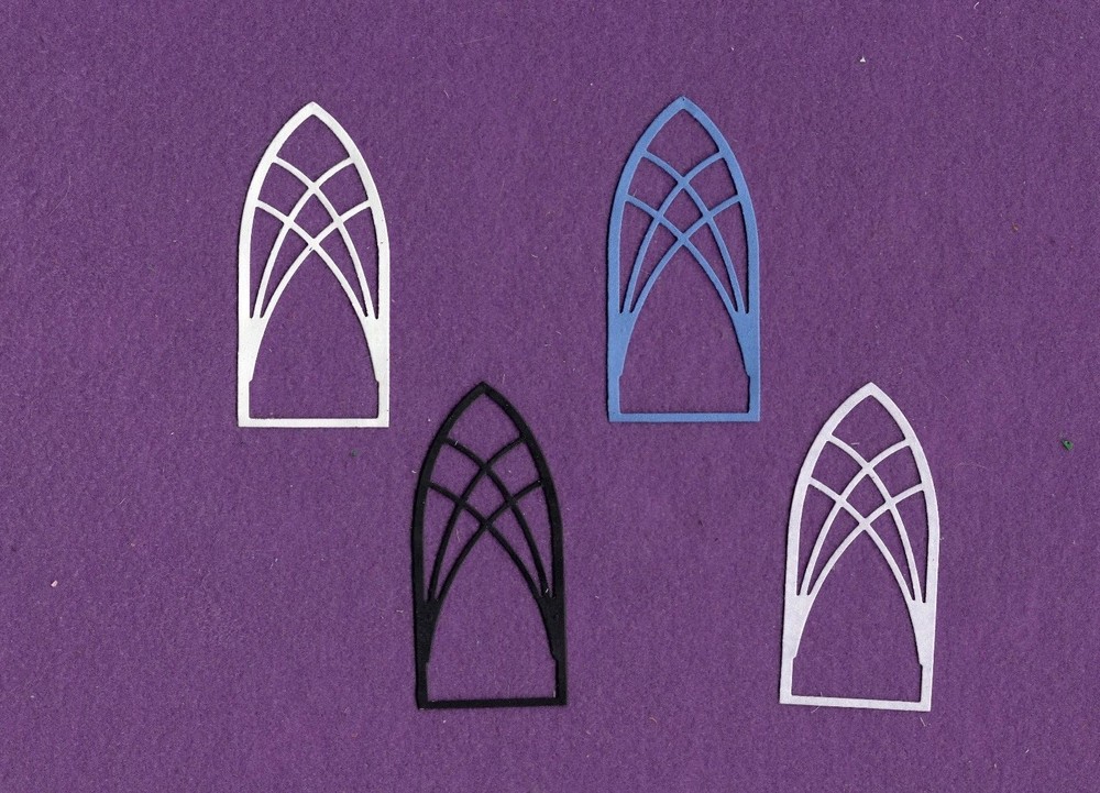 WINDOW # 3 die cuts scrapbook cards