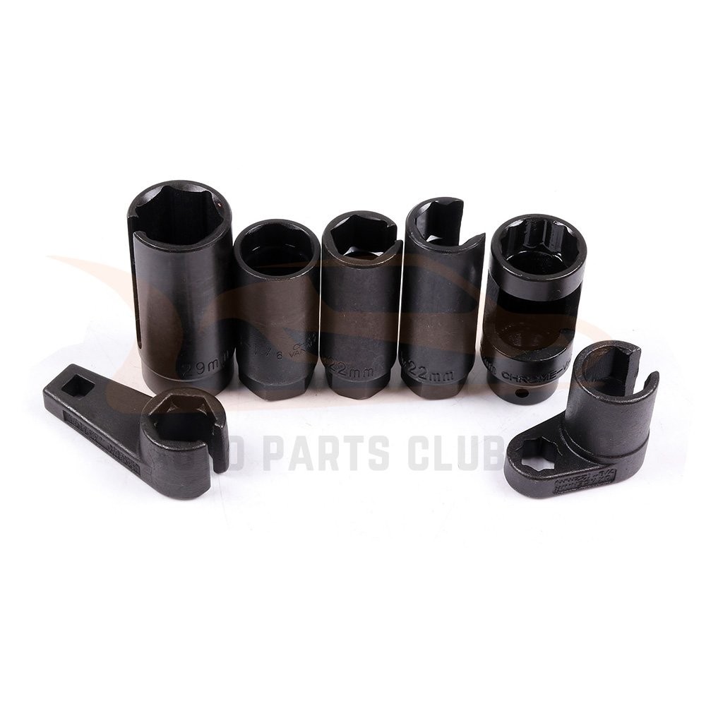 7pc Oxygen Sensor Socket Set Automotive Sensor Socket Oil Pressure