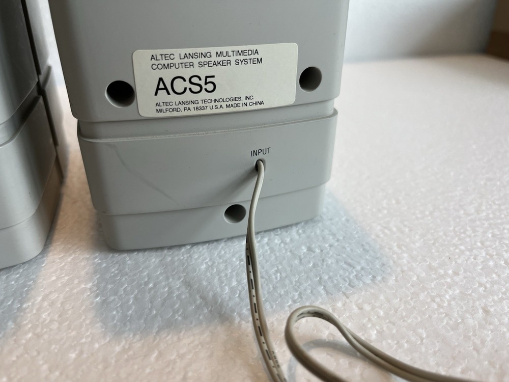 Alter Lansing Multimedia Computer Speaker ACS 5