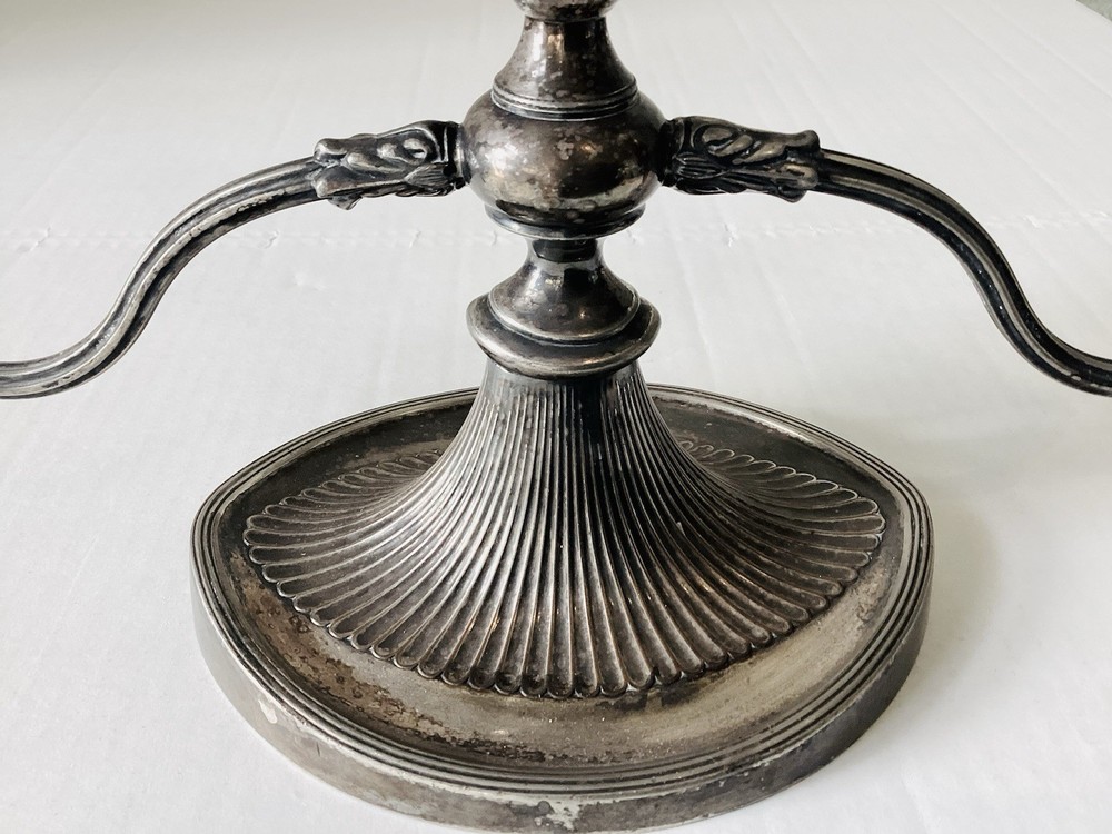 Sheffield 3 Arm Silverplate Candelabra EPC