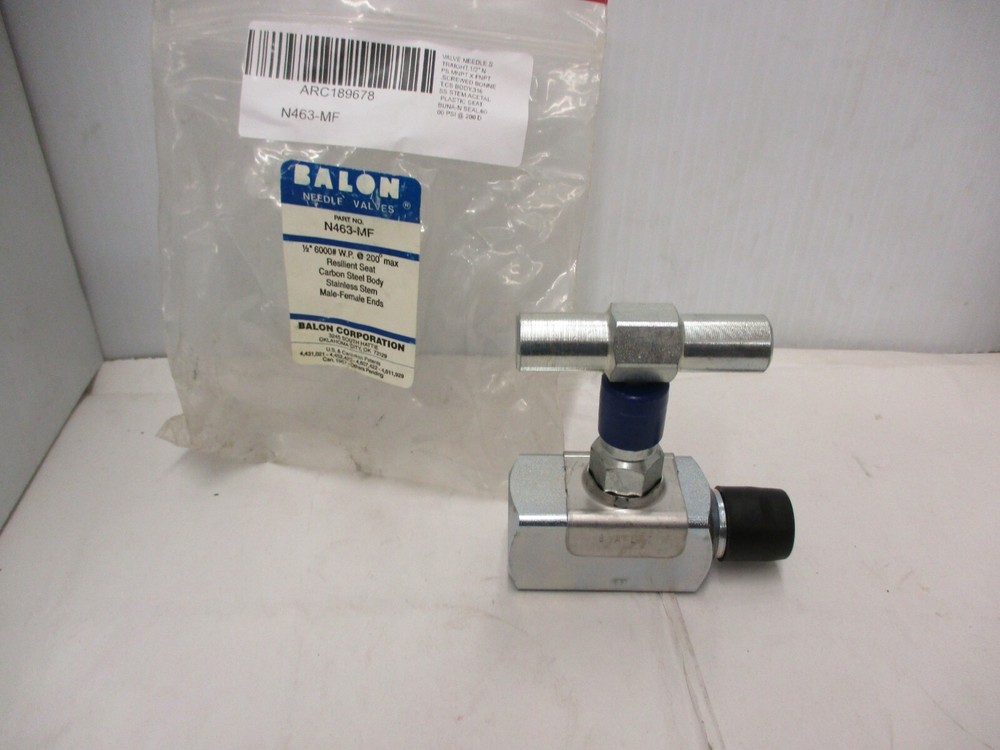 Balon  Valve 1/2"  6000 #  N463-MF,