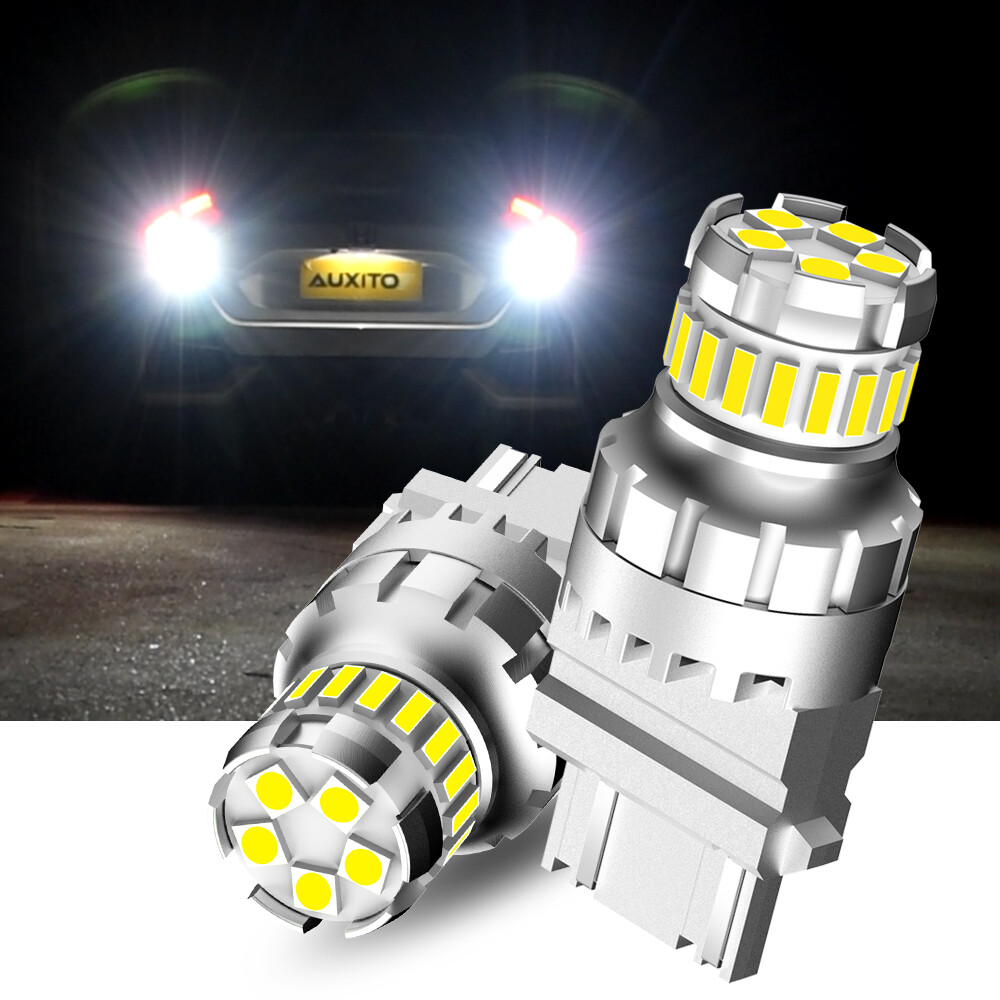 3157 LED Back Up Reverse Lights Bulbs White for Chevy Silverado 1500 1999-2013