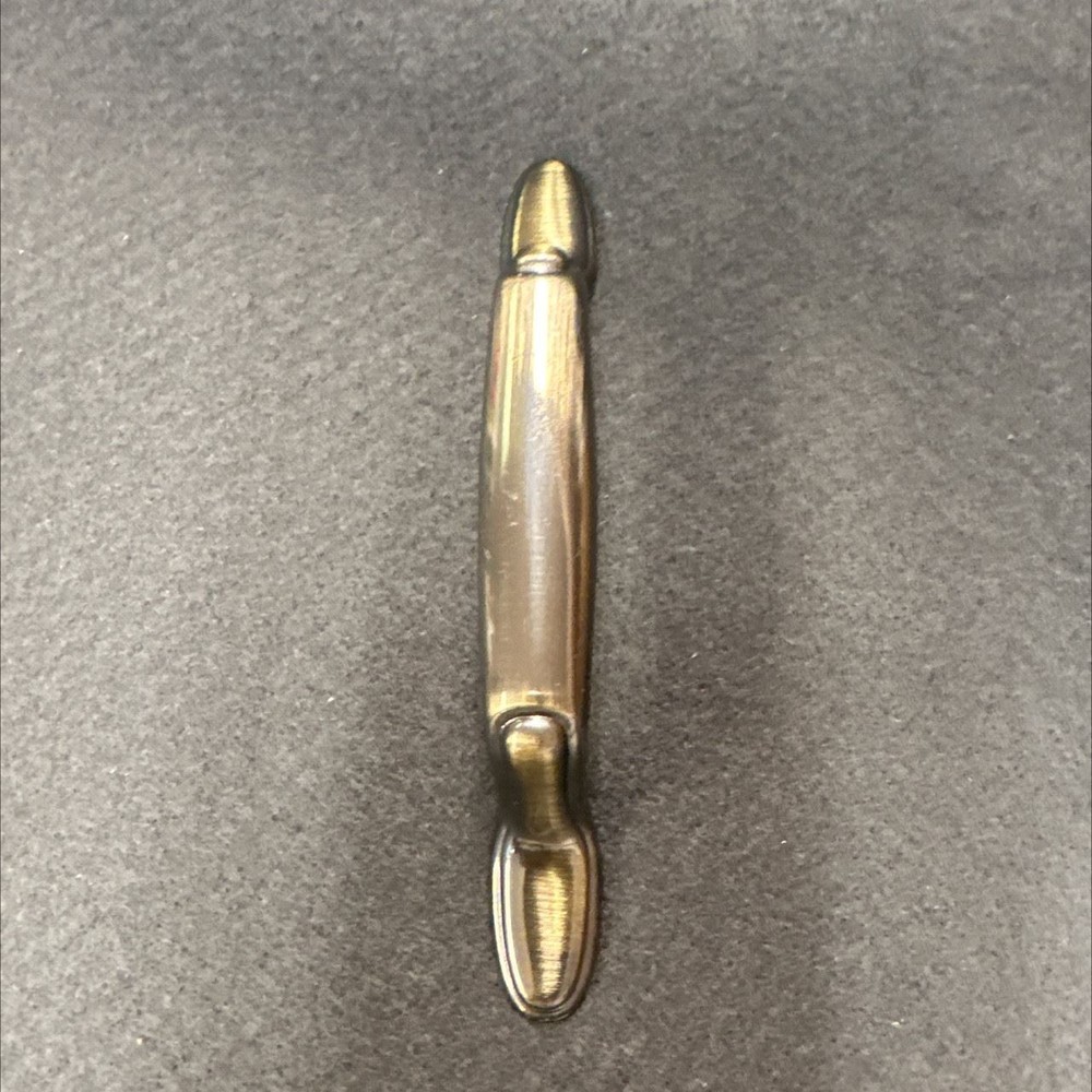 3" Decorative Spoon Foot Pull Antique Brass